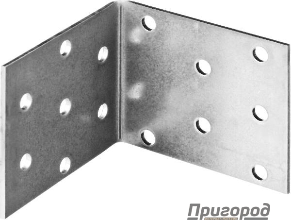 Крепежный угол оцинкованный KUR  60х60х50х2,0мм