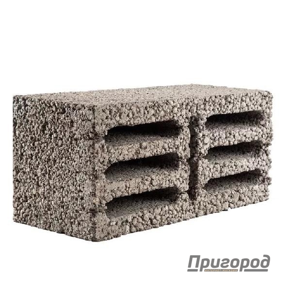 Блок керамзитный стеновой 20х40х20