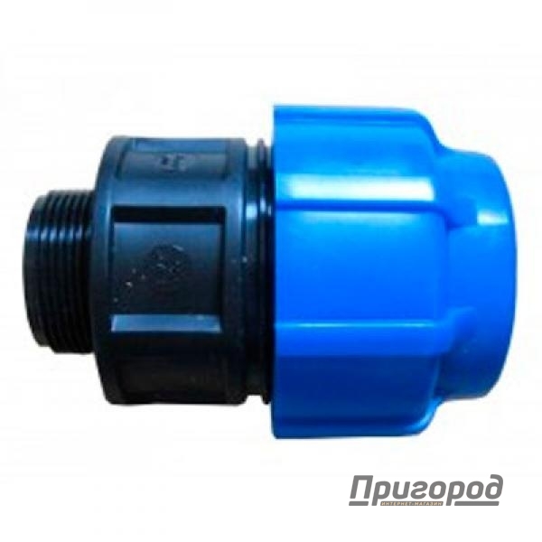 Муфта ПНД 50х1-1/2 наруж резьба